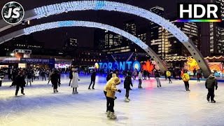 Toronto Christmas Lights ✨Downtown Walk 2023 (HDR)