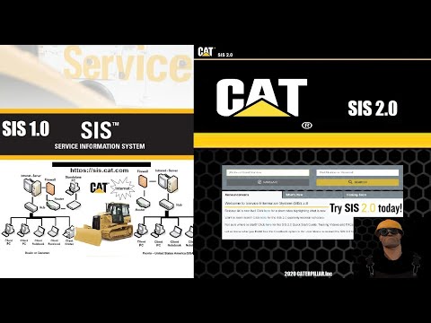 Tutorial Caterpillar SERVICE INFORMATION SYSTEM ( SIS ) 2.0 2020