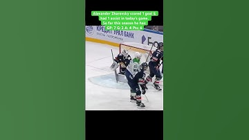 Zharovsky scored 1 goal & had 1 assist in today’s game 👀