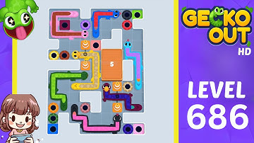Gecko Out Level 686 Solution Walkthrough