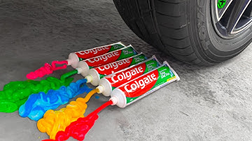 ⚡ Funny Crushing Experiment Jelly Toothpaste vs Car! Crushing Crunchy, Soft Things with Car! 💦