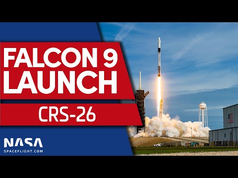 SpaceX Launches CRS-26 Mission to Resupply Space Station