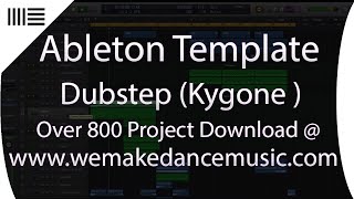 Ableton Live 9 Dubstep Template - Kygone by Komodor Audio www.wemakedancemusic.com