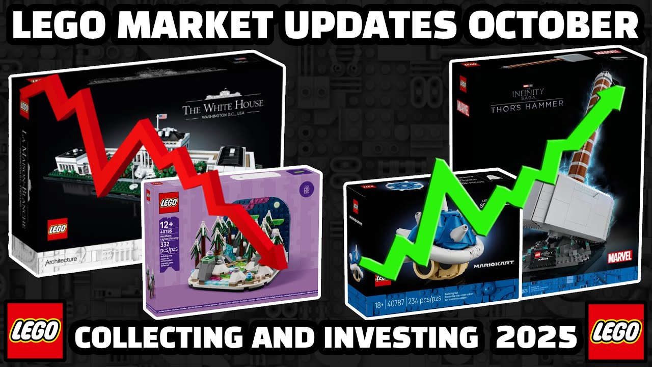 LEGO MARKET СРЕДА! | ПАДЕНИЕ GWP! | Коллекционирование, инвестирование и новости за октябрь!