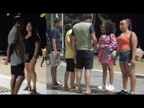 Night walk Adventure on Pattata Beach Road | पट्टाटा बीच रोड पर रात की सैर का रोमांच | 芭提雅海灘路的夜行冒險