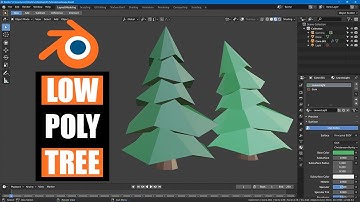 Blender Low Poly Tree Tutorial | Low Poly Landscape Part 1