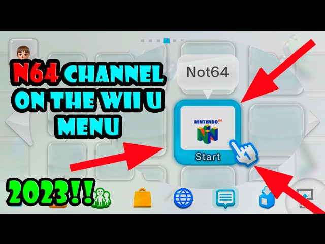 Nintendont Channel on Wii U Menu 2023 (Nintendont WUP Download