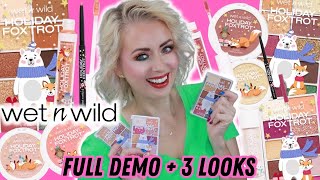 NEW Wet n Wild HOLIDAY FOXTROT COLLECTION | FULL DEMO + 3 LOOKS | Steff's Beauty Stash