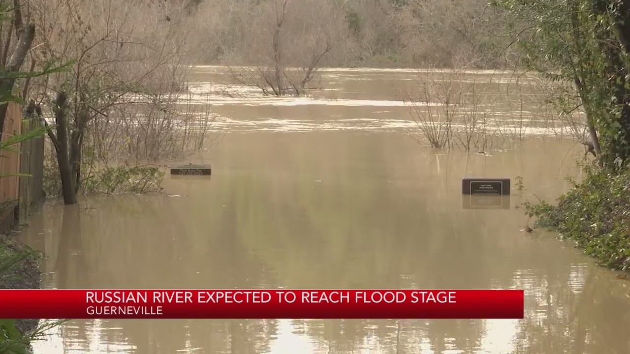 Russian River in Guerneville expected to reach flood stage YouTube