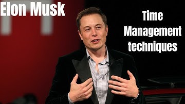Elon Musk Time Management Technique