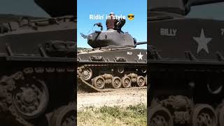 Billy the M4A2E8 Sherman #Tank Drives by