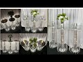 Amazing!!! DIY Glamorous Glass Top Entryway Table &amp; Home Decor Using Empty Containers 2023 ￼