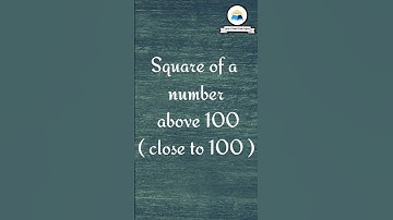 Square of a number above 100(close to 100 )|| #shorts #youtubeshorts #ytshorts #shortvideo