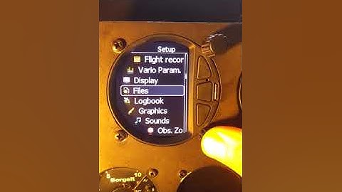 How to load waypoint and airspace files in the S series varios