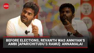 Interview | Before elections, Revanth was Anniyan’s Ambi [Aparichitudu’s Ramu]: Annamalai
