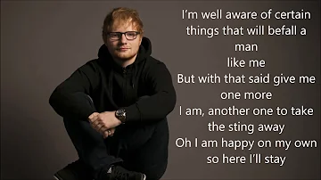 Ed Sheeran - Eraser [LYRICS]