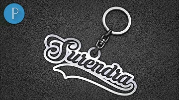 How to make key chain name text in Pixellab 2021| Create key chain name logo | Technical Deepu Pro