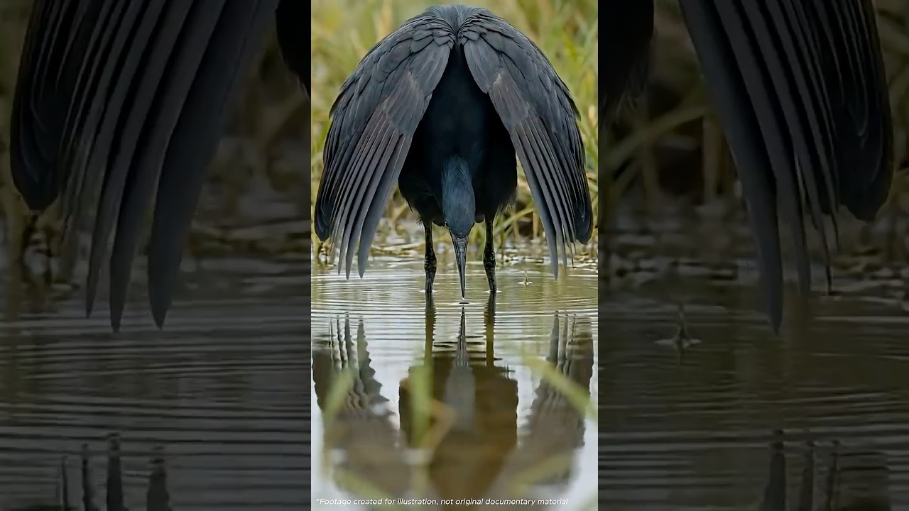 Чёрная цапля: ловушка из теней!