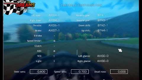 Speed Dreams 2.0 Tutorial - Player Configuration