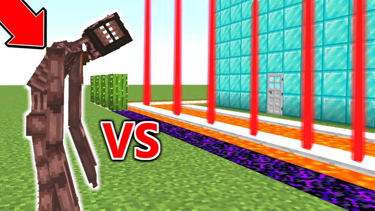 サイレンヘッド Vs 最強セキュリティの家 マイクラ Youtube