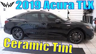 Tinting a 2019 Acura TLX A-Spec with 35% Tint