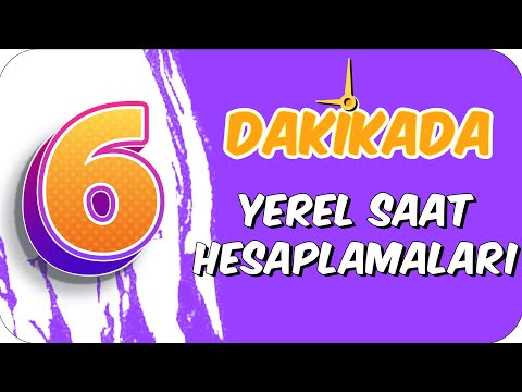 Video: Boylam ve zamanı nasıl hesaplarsınız?