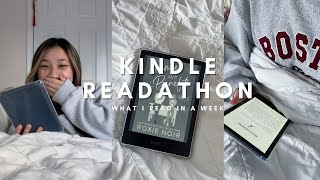 reading on my kindle for a week🌟❣️