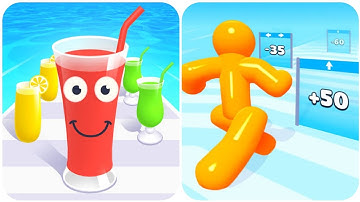 Adventure Juice Run 3D Vs Tall Man Run 3D New Update Max Walkthrough Android iOS Gameplay