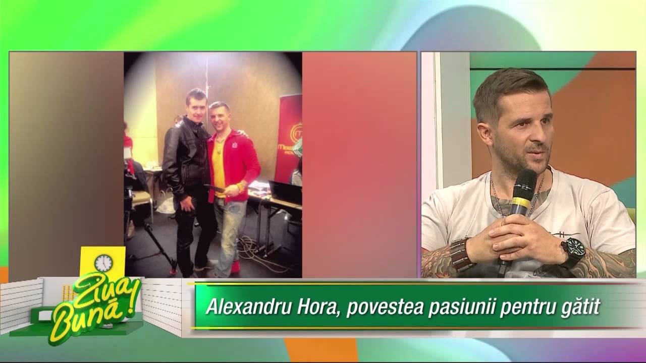 Alexandru Hora, despre pasiunea pentru gătit mancare de mazare