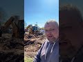 Демонтаж кирпичного #снос #демонтаж #стройка #экскаватор фундамента #shorts