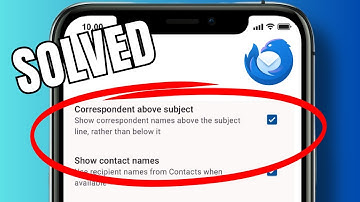 How to set the message subject settings in Thunderbird