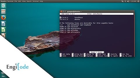 Editar Hosts en Linux