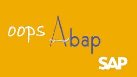 OO ABAP CRASH COURSE