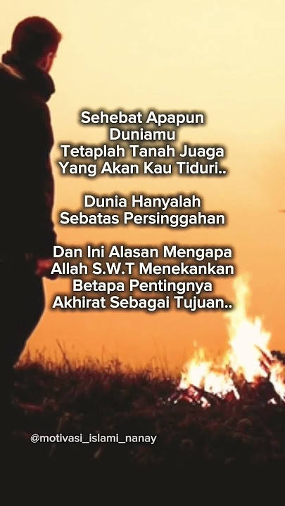 dunia hanya sebatas persinggahan#quotes #islami #motivasiislam #shorts #katahatimotivasi #shalat