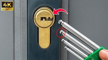 Emergency Opening Of Doors Without A Key 😱 Every House Needs This And No One Doe It