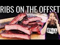 No-Wrap Ribs Low and Slow on our Offset Smoker!! | How To