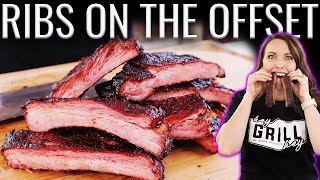 No-Wrap Ribs Low and Slow on our Offset Smoker!! | How To screenshot 2