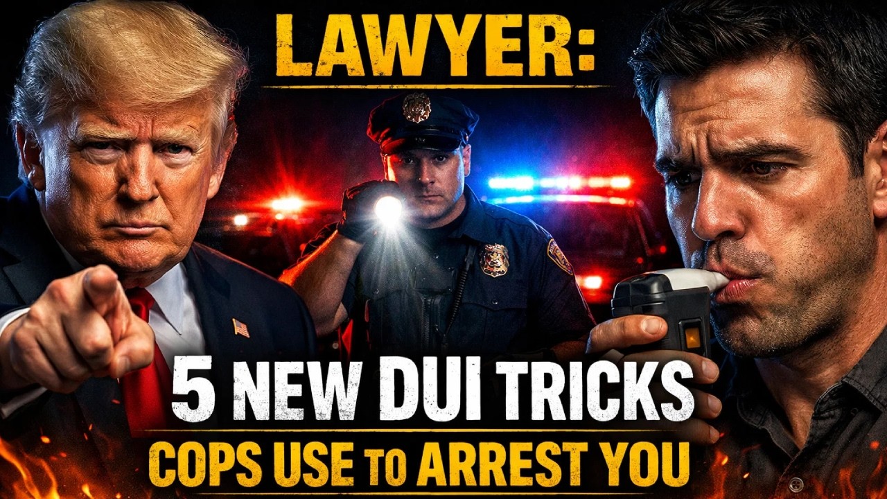 LAWYER 5 NEW DUI Tricks Cops Use to ARREST You (Even If Sober) YouTube