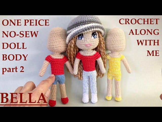 How to Crochet a Doll Dress for Bella. Part 2 A Beginner Friendly Tutorial  