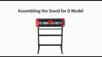 How to assemble Skycut Model D stand