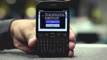 EE -- Blackberry 9720 -- Copy contacts from SIM to device