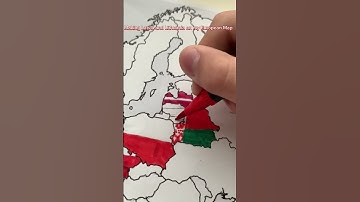 Making Lithuania and Latvia on my Europe Map #latvia #lithuania #maps #flag #flagmap #art #mapmaker
