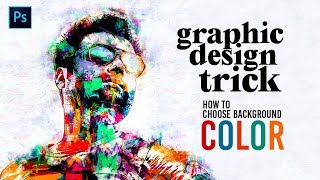 Graphic Design Trick - How to choose background Color & Font - Hindi Tutorial