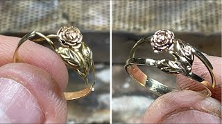 Remaking Gold Ring rim - Making Jewelry by The Craftsman 1,646 views 2 years ago 6 minutes, 30 seconds