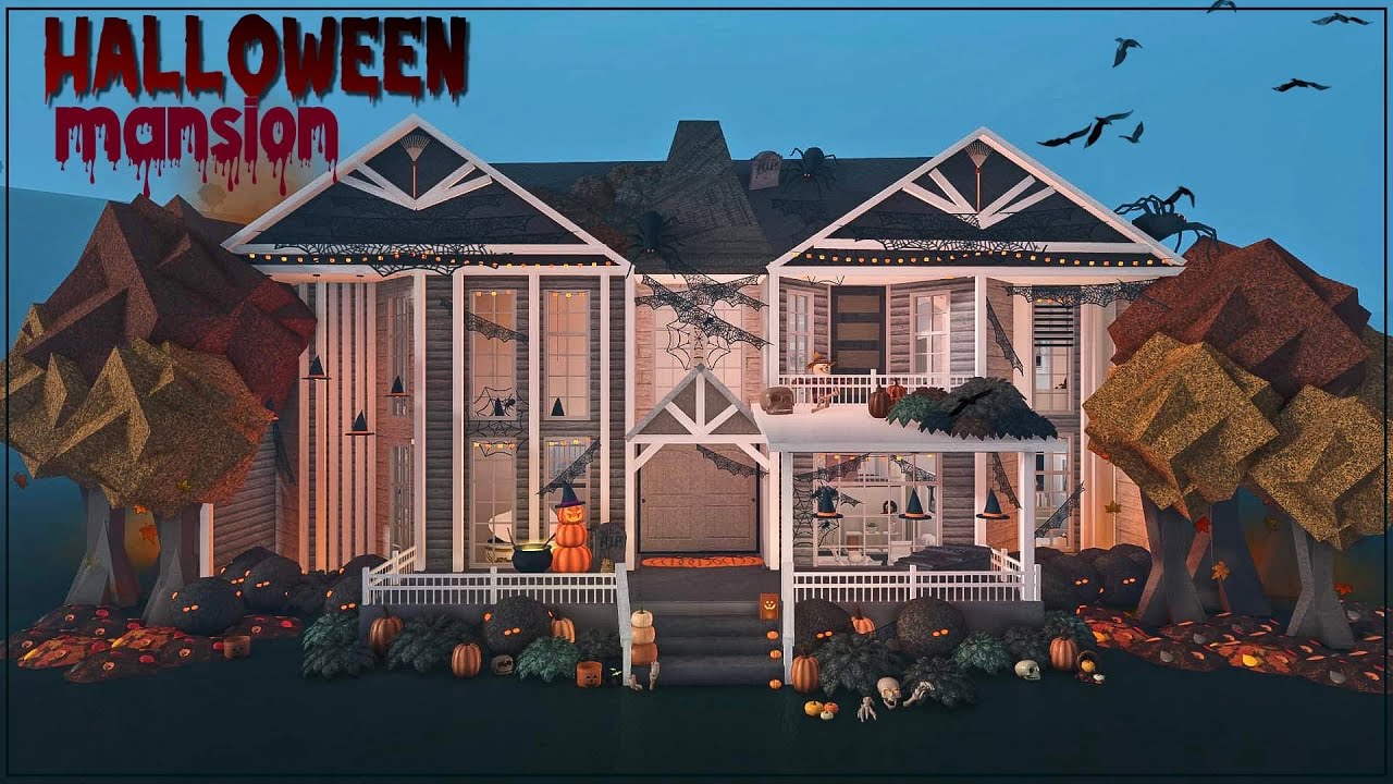 Cute Pastel Halloween House, BLOXBURG UPDATE! 0.8.0