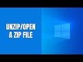 How To Open Unzip A ZIP File On Windows 11 Step By Step How To Open Unzip A ZIP File On Windows 11 Step By Step