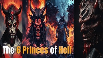The 6 Princes of Hell - Lucifer, Azazel, Asmodeus, Belfegor, Mammon, Beelzebub