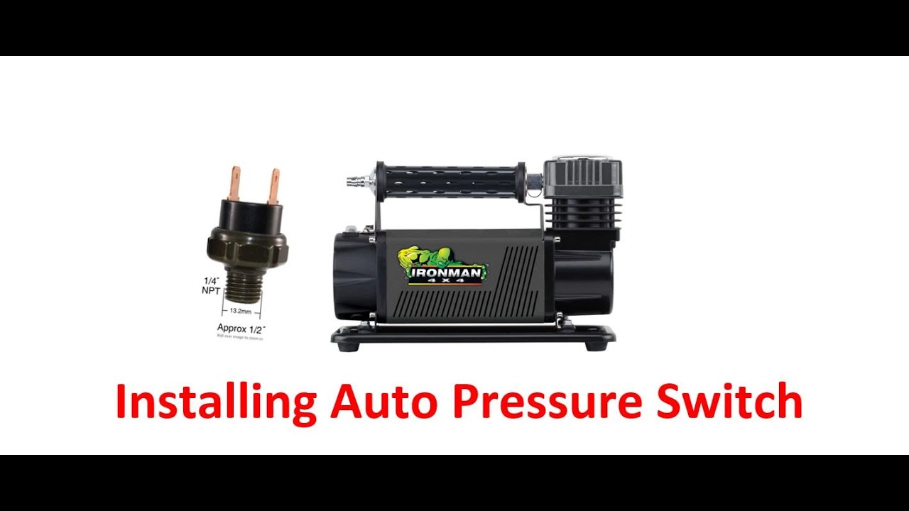 Ymiko Air Pressure Switch 90-150psi Optional Universal Car Air Compressor Switch Air Pressure Control Switch DC12-36V 3A 1/8-27 NPT 120-150 PSI 