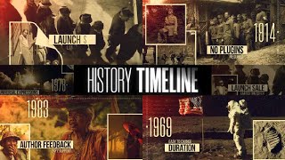 Events - Cinematic History Timeline (After Effects Template) ★ AE Templates