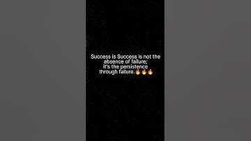 Failing Forward: Embracing Persistence on the Path to Success"#shortvideo